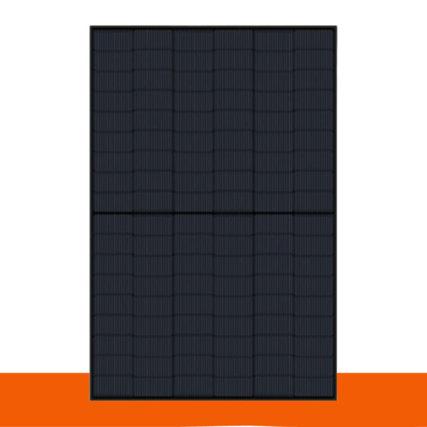 Solarmodul 450 Wp, 2x2 mm Doppelglas-Modul, fullblack, schwarzer Keramikdruck, TOPCON